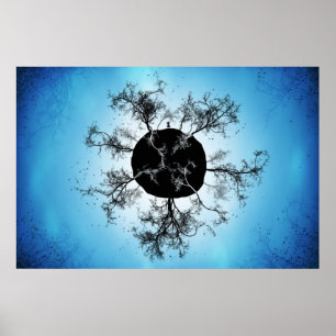 Ensamt planet poster