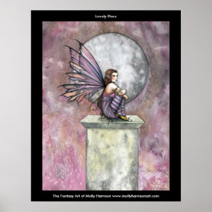 Ensamt ställe Fairy-plakat av Molly Harrison Poster