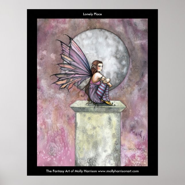 Ensamt ställe Fairy-plakat av Molly Harrison Poster (Framsidan)