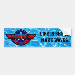 EnsamvargAquatics Bildekal