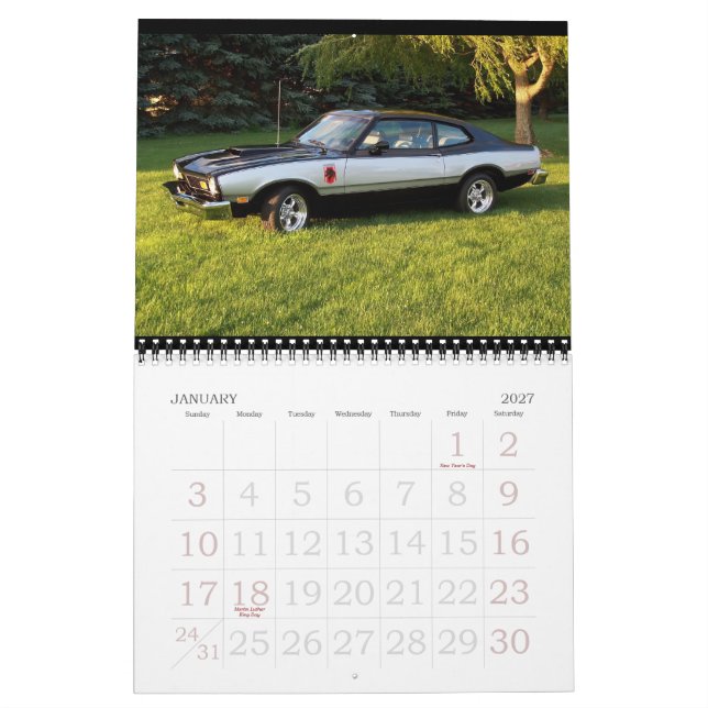 Ensamvargar och komet 2012 kalender (Jan 2027)