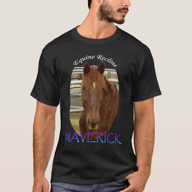 Ensamvargmörkskjorta T Shirt (Framsida)