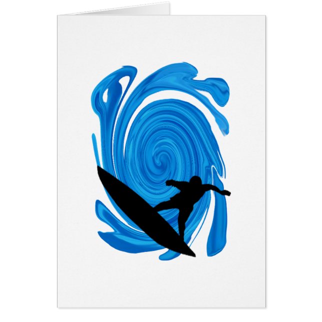 Ensamvargresning Hälsningskort (Framsidan)