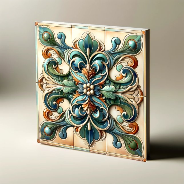 Ensemble Harmonic Fleur Tile Ensemble Kakelplatta (Skapare uppladdad)
