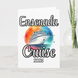 Ensenada-kryssning 2025 Matchande familjesemester Kort