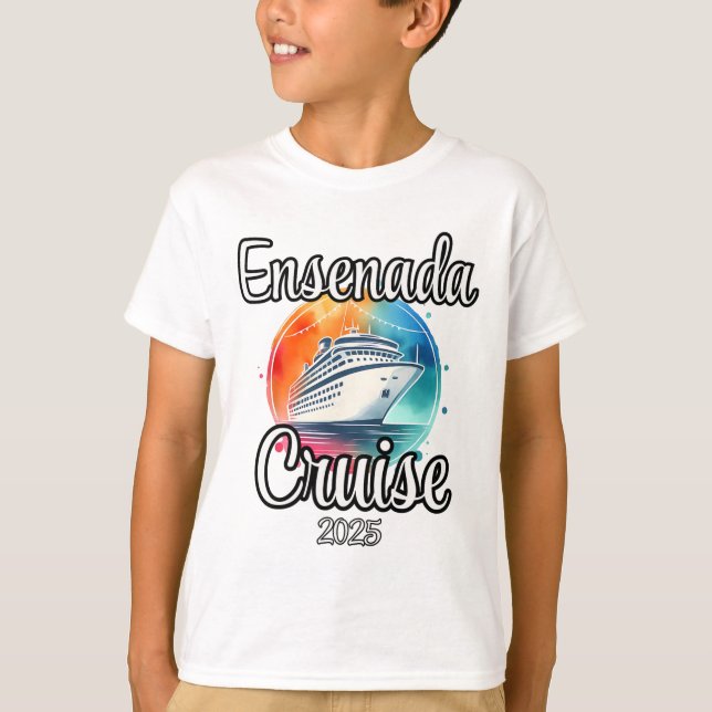 Ensenada-kryssning 2025 Matchande familjesemester  T Shirt (Framsida)