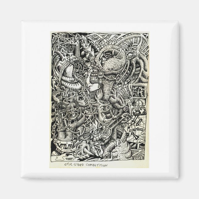 Ensidig konkurrens, av Brian Benson Magnet (Framsidan)