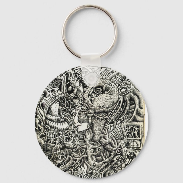 Ensidig konkurrens, av Brian Benson Nyckelring (Framsida)