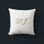 Ensidig monogram Dekorativ kudde<br><div class="desc">Ensidig monogram Dekorativ kudde</div>