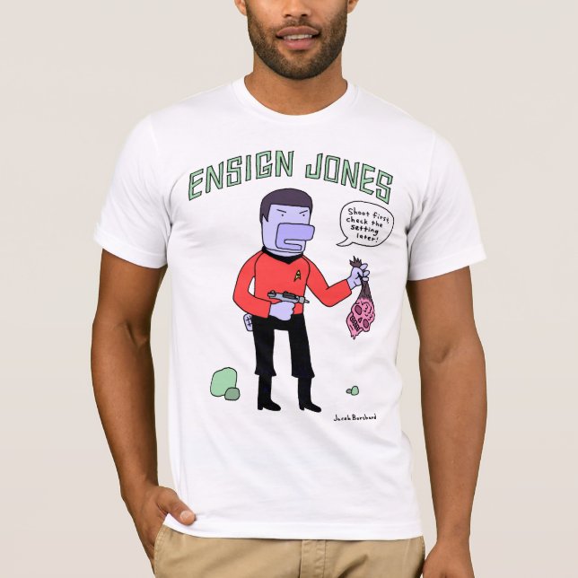 Ensign Jones w/Signature T-shirt (Framsida)