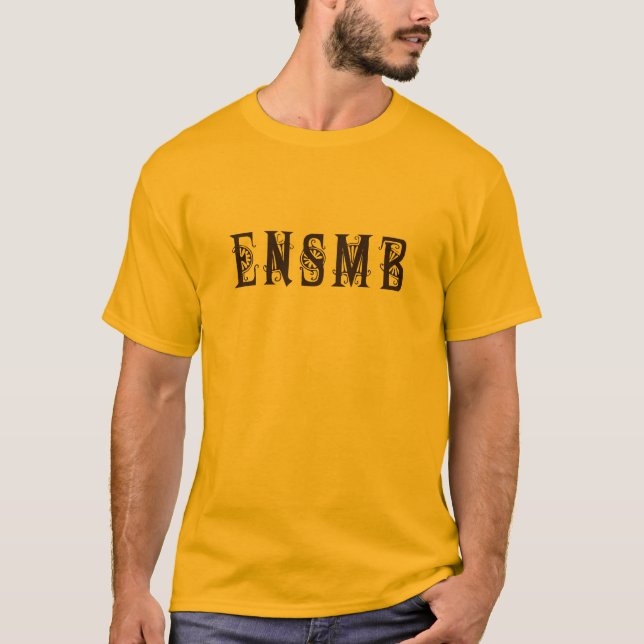 ENSMB-akronymen tänder tshirten Tee (Framsida)