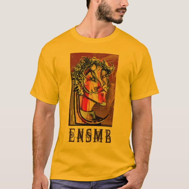 ENSMB-logotypen tänder tshirten Tee (Framsida)