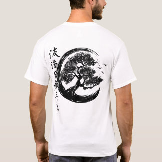 enso bonsai kanji t shirt