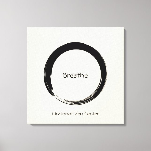 Enso Circle Canvastryck (Framsida)