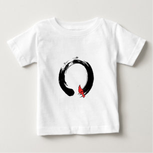 Enso Circle with Red Kardinal T-shirt