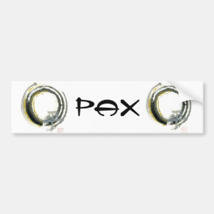 Enso med PAX, Sumi-e Bildekal