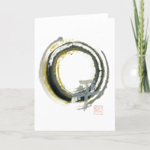Enso med PAX, Sumi-e Kort