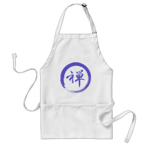Enso-symbol med Zen-symbol Förkläde