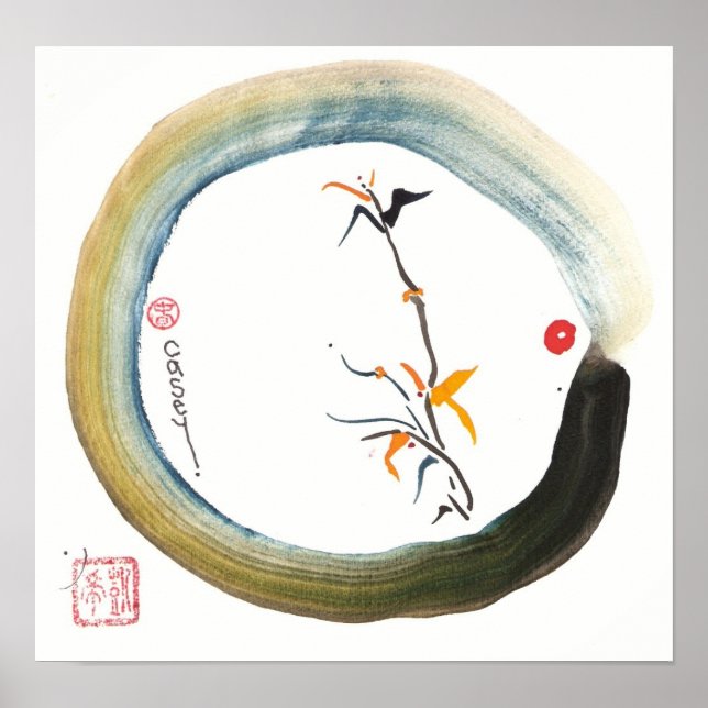 Enso Vår Art-utskrift Poster (Framsidan)