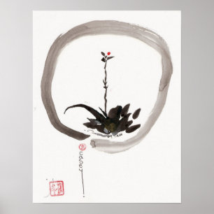 Enso Willow Bud Art-utskrift Poster