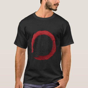 Enso Zen Buddhism Circle Japansk skrivning Kanji B T Shirt