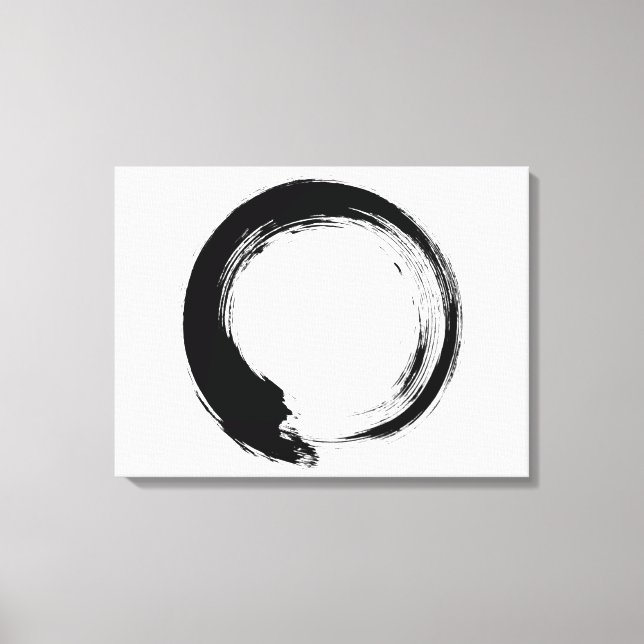 Enso Zen Circle Canvastryck (Framsida)