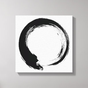 Enso Zen Circle Canvastryck