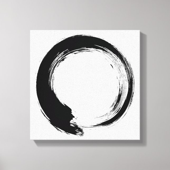 Enso Zen Circle Canvastryck (Framsida)