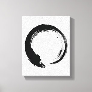 Enso Zen Circle Canvastryck