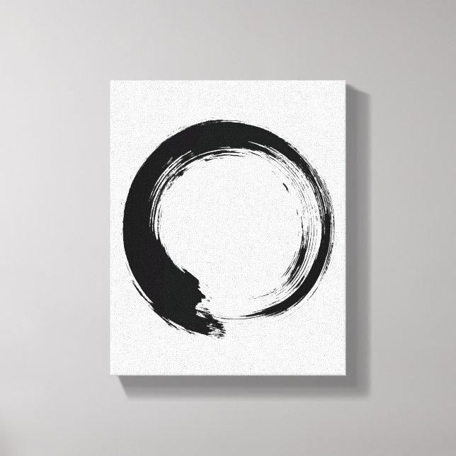 Enso Zen Circle Canvastryck (Framsida)