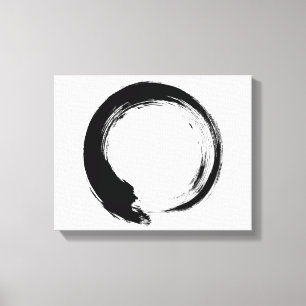 Enso Zen Circle Canvastryck
