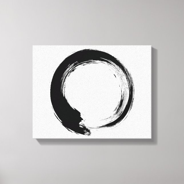 Enso Zen Circle Canvastryck (Framsida)