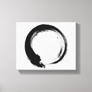 Enso Zen Circle Canvastryck