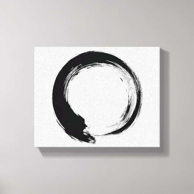 Enso Zen Circle Canvastryck (Framsida)