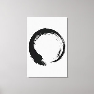 Enso Zen Circle Canvastryck