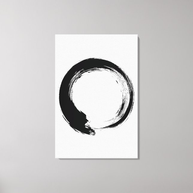 Enso Zen Circle Canvastryck (Framsida)