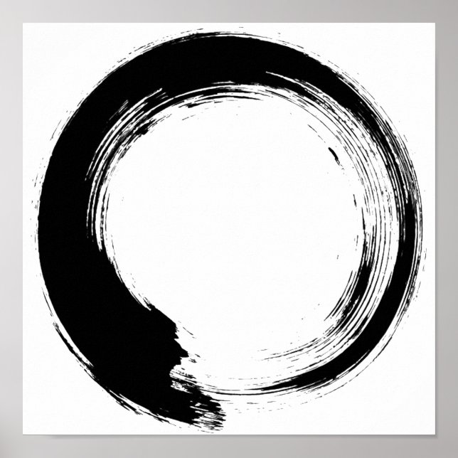 Enso Zen Circle Poster (Framsidan)