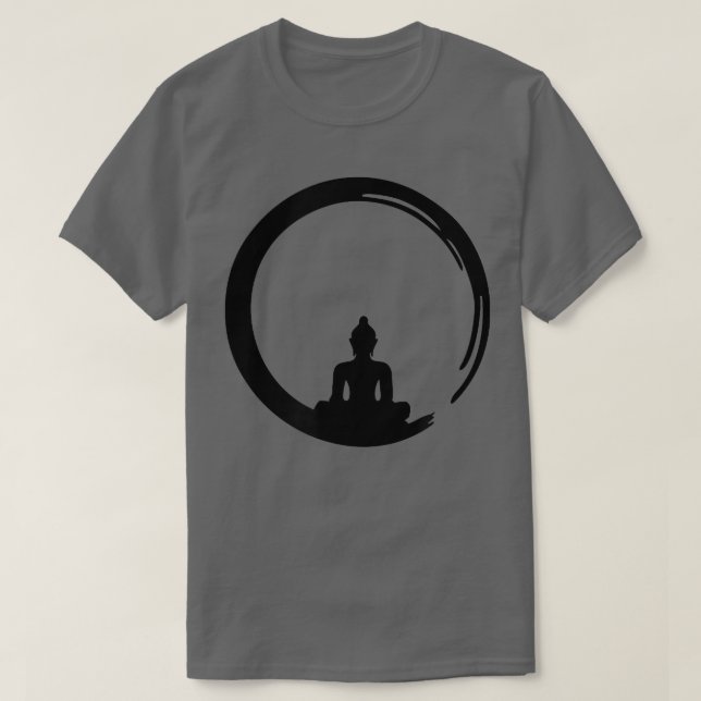 Enso, Zen, Circle, Symbol Buddhism Buddha Meditati T Shirt (Design framsida)