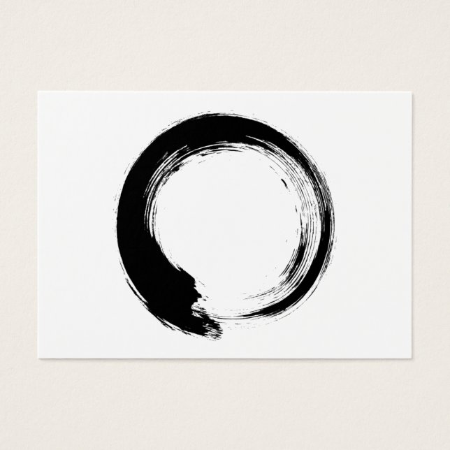 Enso Zen Circle Visitkort (Framsidan)