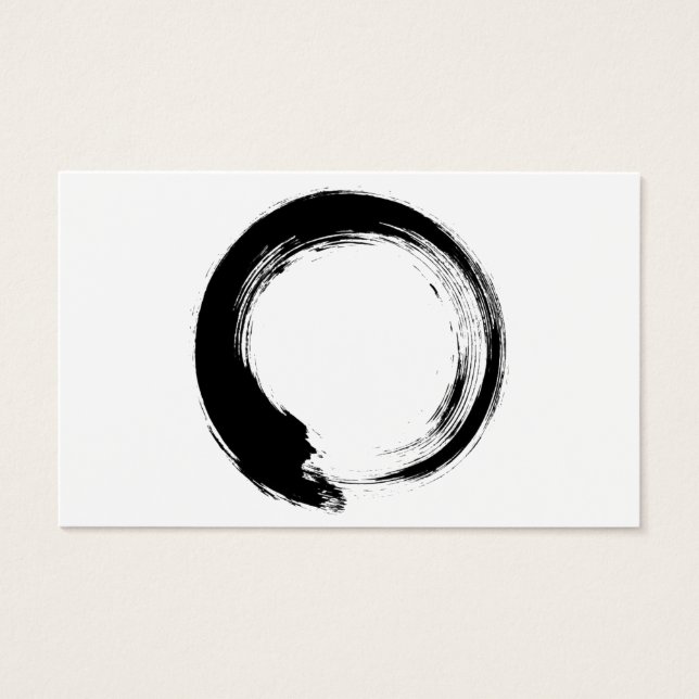 Enso Zen Circle Visitkort (Framsida)
