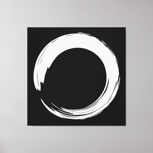 Enso Zen-cirkel Canvastryck (Framsida)