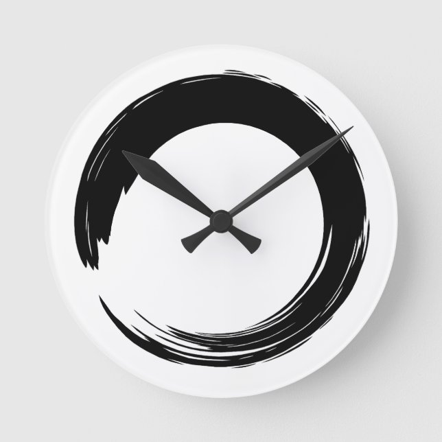 Enso Zen-cirkel Rund Klocka (Framsida)