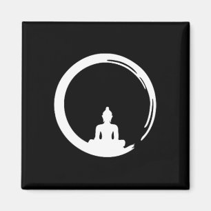 Enso, Zen, Cirkel, Symbol Buddhism Buddha Meditati Magnet