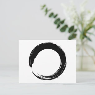 Enso Zen-cirkel Vykort