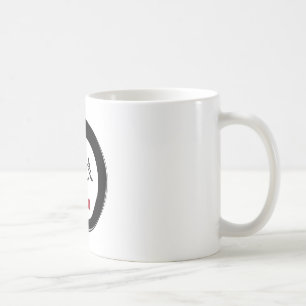 Ensocirkel med symbol för dotter kaffemugg