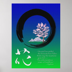 Ensocirkeln och Zen-visdom av Ryokan Poster