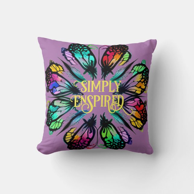 Enspired Butterfly-kudde Kudde (Framsida)