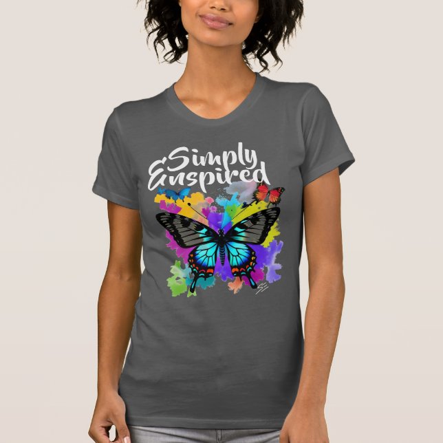 Enspired Butterfly T Shirt (Framsida)