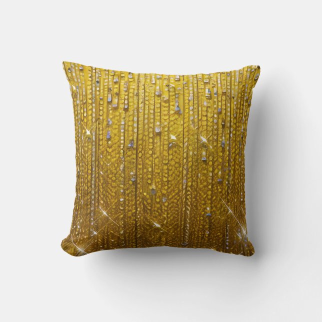 Enspired Golden Shimmery Kudde (Framsida)