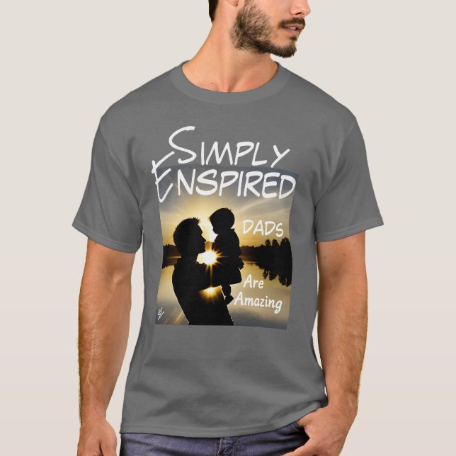 Enspired Pappor är Fantastisk T Shirt (Framsida)